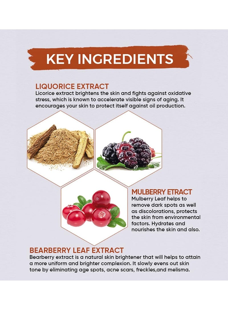 Oshea Herbals Glopure Lightening Face Wash Hydrates Skin Deep Cleansing Lightens Skin Tone Removes Impurities 150 GM - Image 3