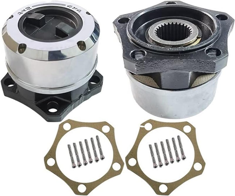 Wivplex Manual Free Wheel Locking Hubs for Jeep CJ Universal Scrambler - Image 2