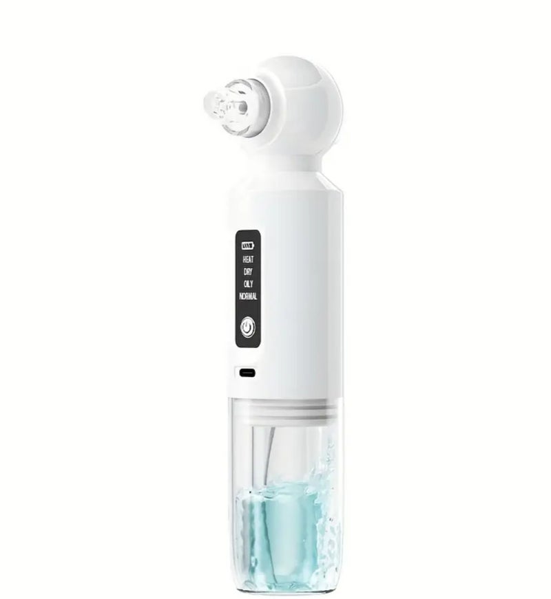 6-head Blackhead Cleaner, Vacuum Electric Blackhead Pore Cleaner, USB Charging Mini Bubble Beauty Device,to Activate Heating Mode, Press and Hold the Power Button for 3 Seconds.Automatically Maintains a Constant Temperature of 46°C. - Image 2