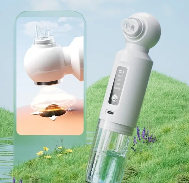 6-head Blackhead Cleaner, Vacuum Electric Blackhead Pore Cleaner, USB Charging Mini Bubble Beauty Device,to Activate Heating Mode, Press and Hold the Power Button for 3 Seconds.Automatically Maintains a Constant Temperature of 46°C. - Image 3