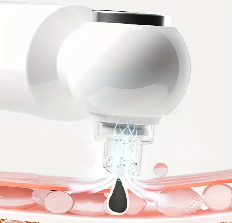 6-head Blackhead Cleaner, Vacuum Electric Blackhead Pore Cleaner, USB Charging Mini Bubble Beauty Device,to Activate Heating Mode, Press and Hold the Power Button for 3 Seconds.Automatically Maintains a Constant Temperature of 46°C. - Image 4