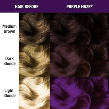 Manic Panic Purple Haze Classic Creme Vegan Cruelty Free Purple Semi Permanent Hair Dye 3 x 118ml - Image 4