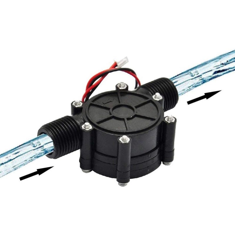 Micro Water Turbine Generator Hydroelectric Power G1/2" Male Thread 12V Micro Hydro Generator Changeing Tool - Image 3