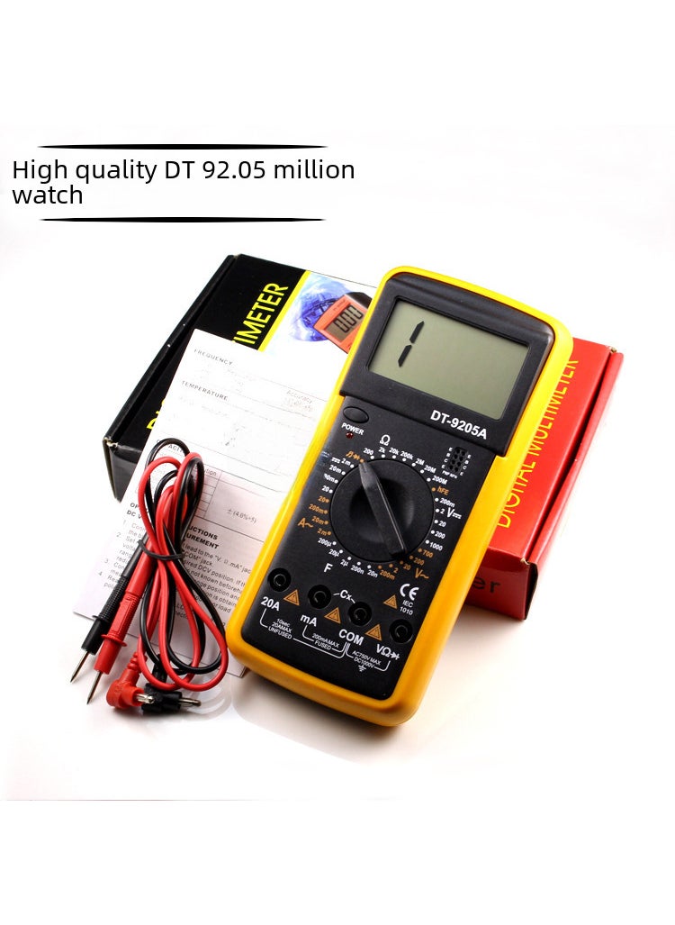 Generic - High-Quality DT9205 Digital Multimeter with Buzz Indicator - Image 1