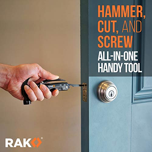 RAK Hammer Multitool BirthdayGifts for Men - Cool Unique Gifts Who Have Everything - Compact DIY Survival Multi Tool - Backpacking & Camping Accessories - Gadget Gifts - Image 4