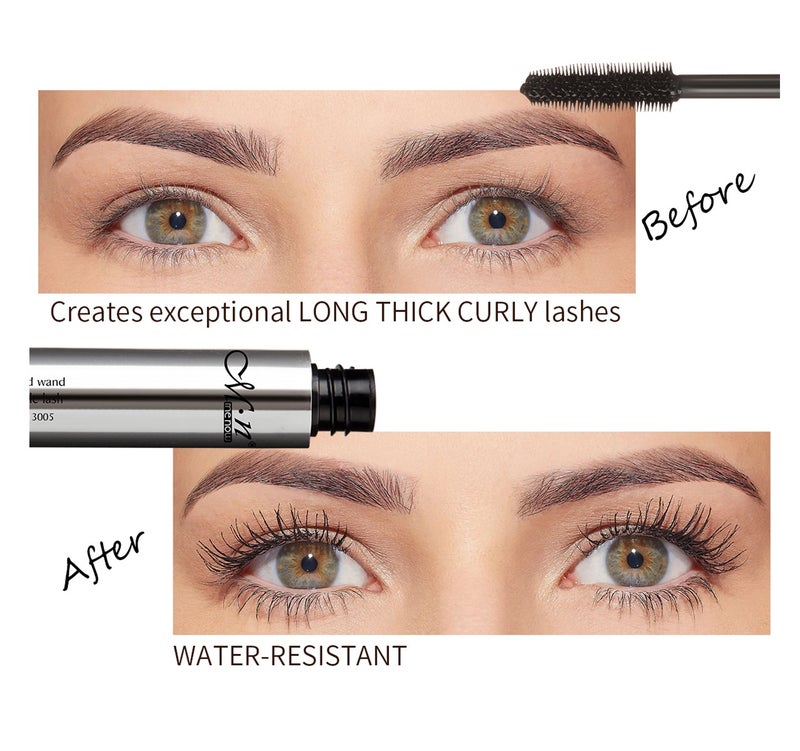 Me Now Lash Power Mascara Black Volumizing and Lengthening Mascara with Curved Brush Extension Visible Eye Makeup for Defined Curled and Fuller-Looking Lashes 2 Pcs - Image 4