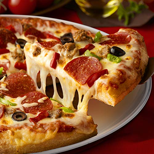 P&P CHEF Pizza Pan Bakeware for Home Kitchen, Stainless Steel Pizza Tray for Baking Pizza, Healthy & Reusable & Easy Clean, Oven & Freezer Safe, 10 Inch & Silver - Image 2