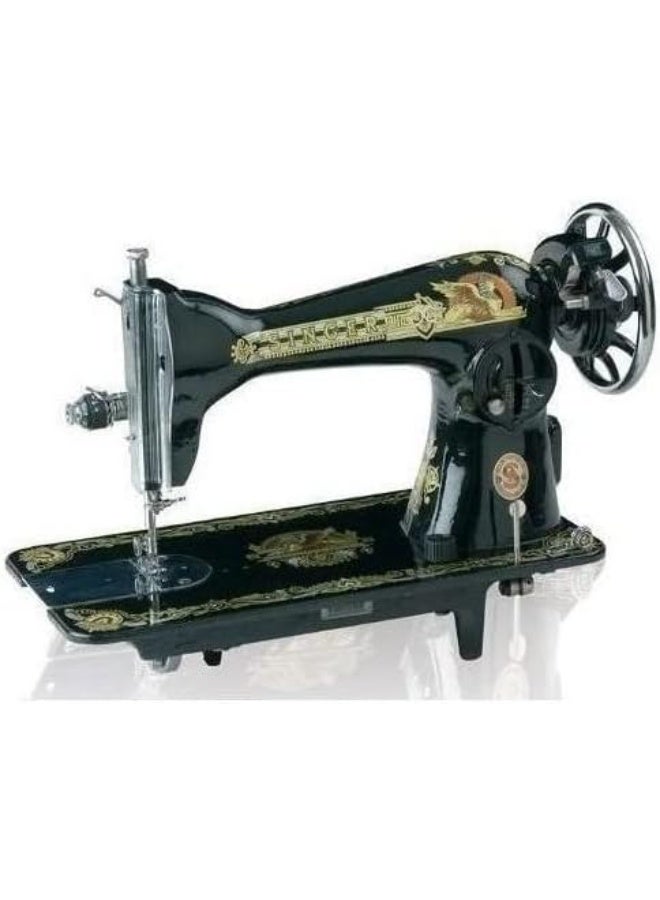 SINGER Sewing machine (including motor and foot pedal); material: iron; country of manufacture: India. - Image 2