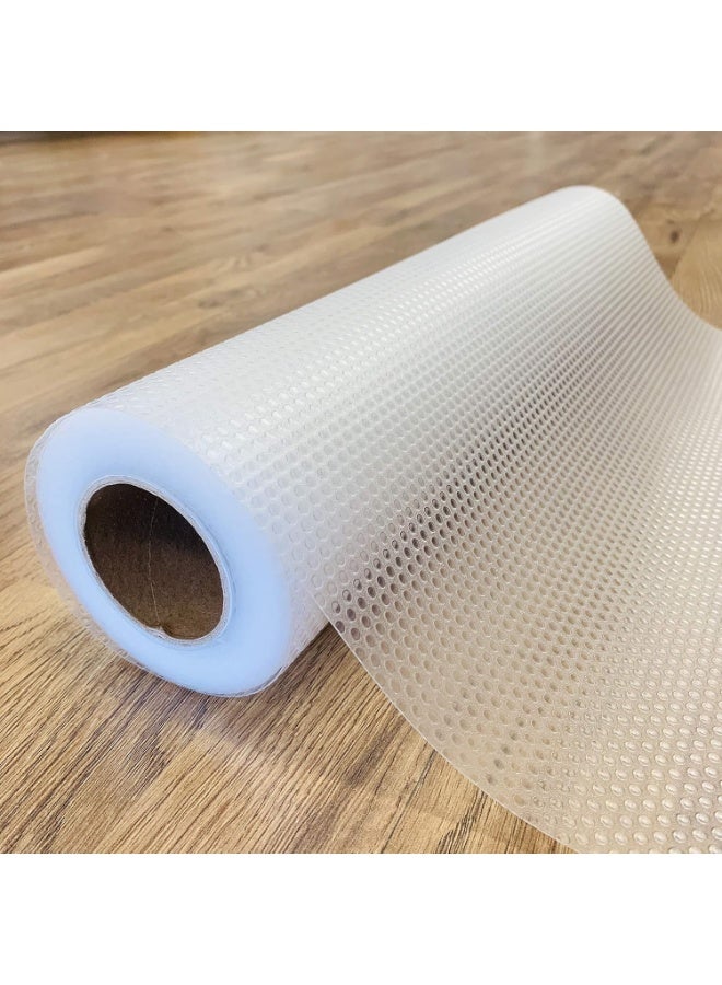 يوڠام بطانة رفوف للمطبخ 45×1000 سم، مقاومة للانزلاق، مصنوعة من EVA آمنة للطعام، بطانات أدراج غير لاصقة، مقاومة للماء والزيت، مناسبة للرفوف وخزائن المطبخ والثلاجات والخزائن والمكاتب - Image 1