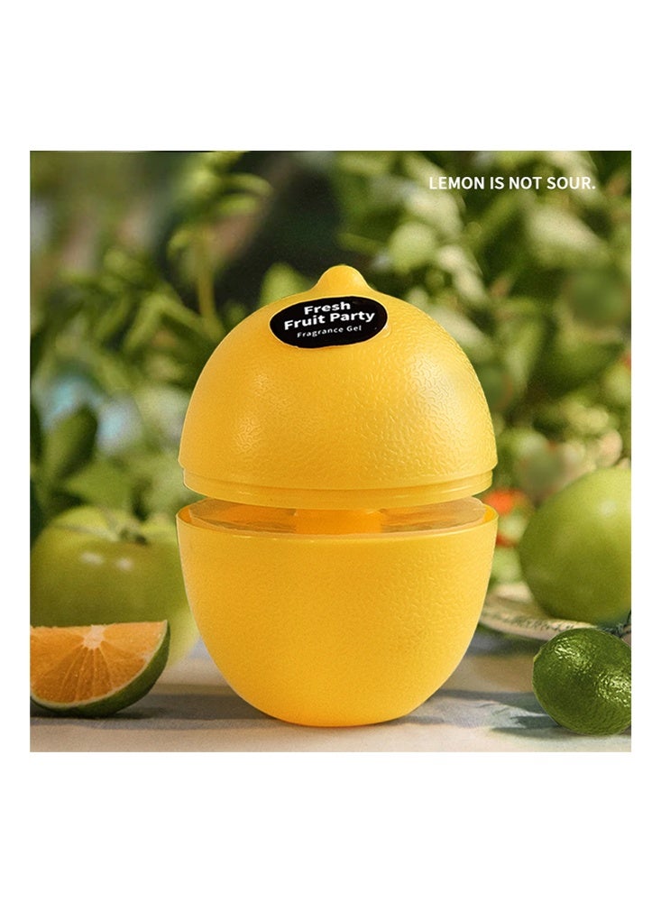SEASON HILL حفلة الفاكهة الطازجة الفاخرة ، معطر الجو بالليمون بالروائح - تنشيط وتهدئة ، معطر جو مناسب للمكاتب والمنازل والحمامات والسيارات (رائحة ثابتة من 6 إلى 8 أسابيع) - Image 3