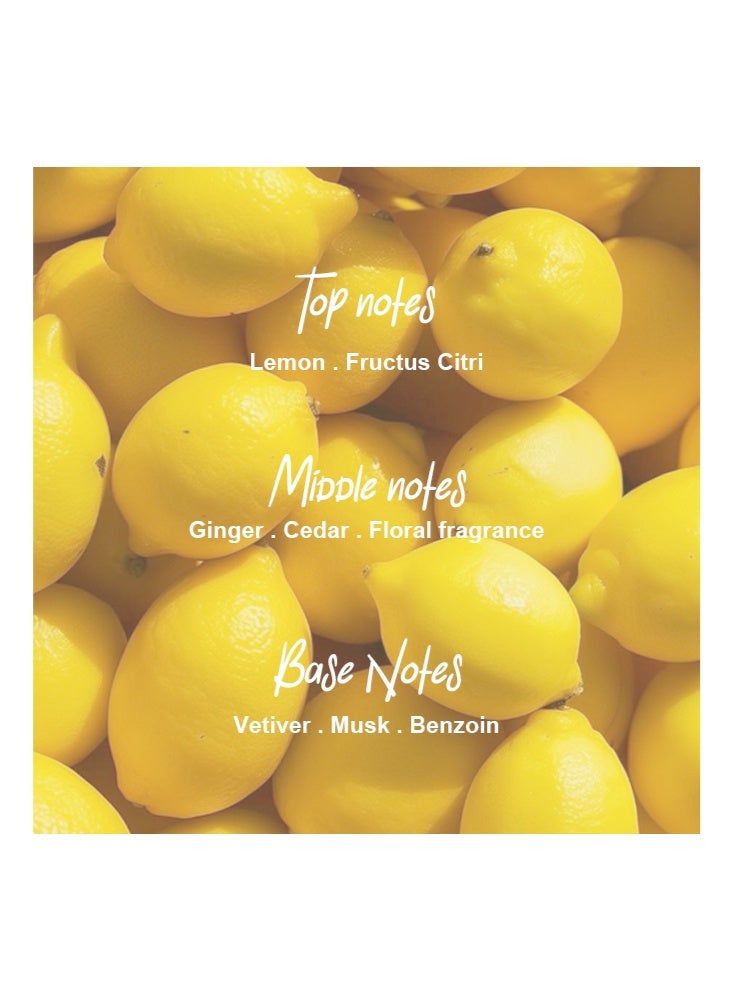 SEASON HILL حفلة الفاكهة الطازجة الفاخرة ، معطر الجو بالليمون بالروائح - تنشيط وتهدئة ، معطر جو مناسب للمكاتب والمنازل والحمامات والسيارات (رائحة ثابتة من 6 إلى 8 أسابيع) - Image 4