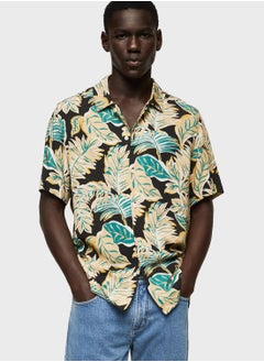 Hawaiian Print Regular Fit Shirt