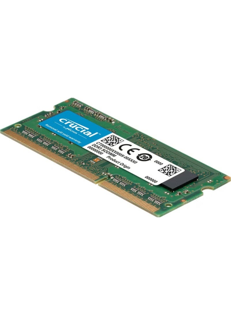 Micron 4GB DDR3/DDR3L 1600MHz Laptop RAM | PC3-12800 | SO-DIMM | 204-Pin | Unbuffered Memory Module - Image 1