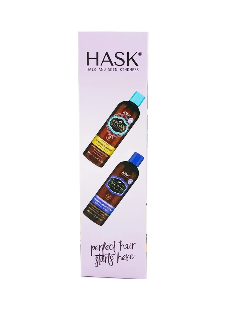 HASK Argan Shampoo + Conditioner 355Ml Value Pack