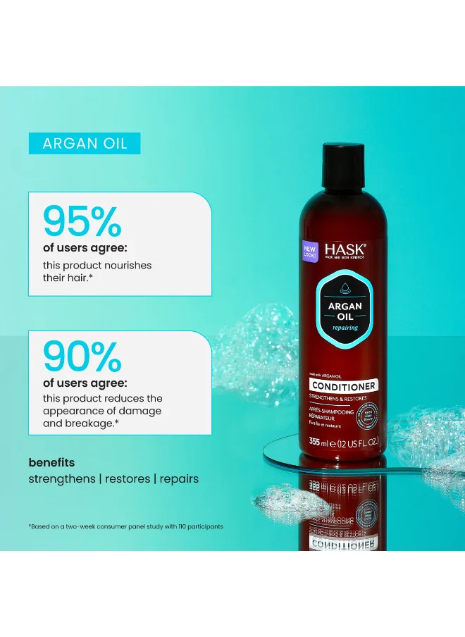 هاسك Argan Shampoo + Conditioner 355Ml Value Pack