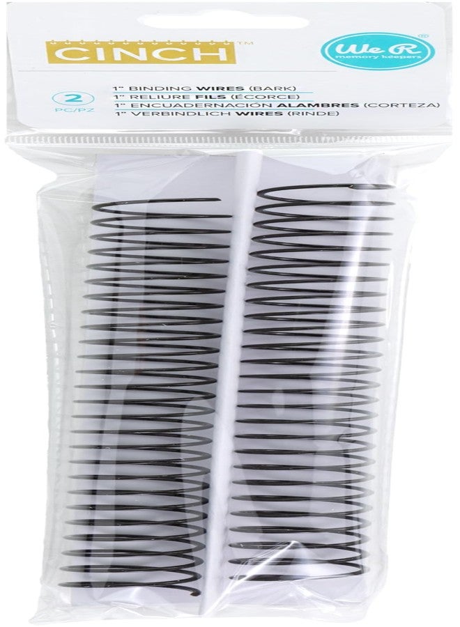 We R Memory Keepers We R Cinch Spiral 1"X12" 2/Pkg-Bark - Image 1