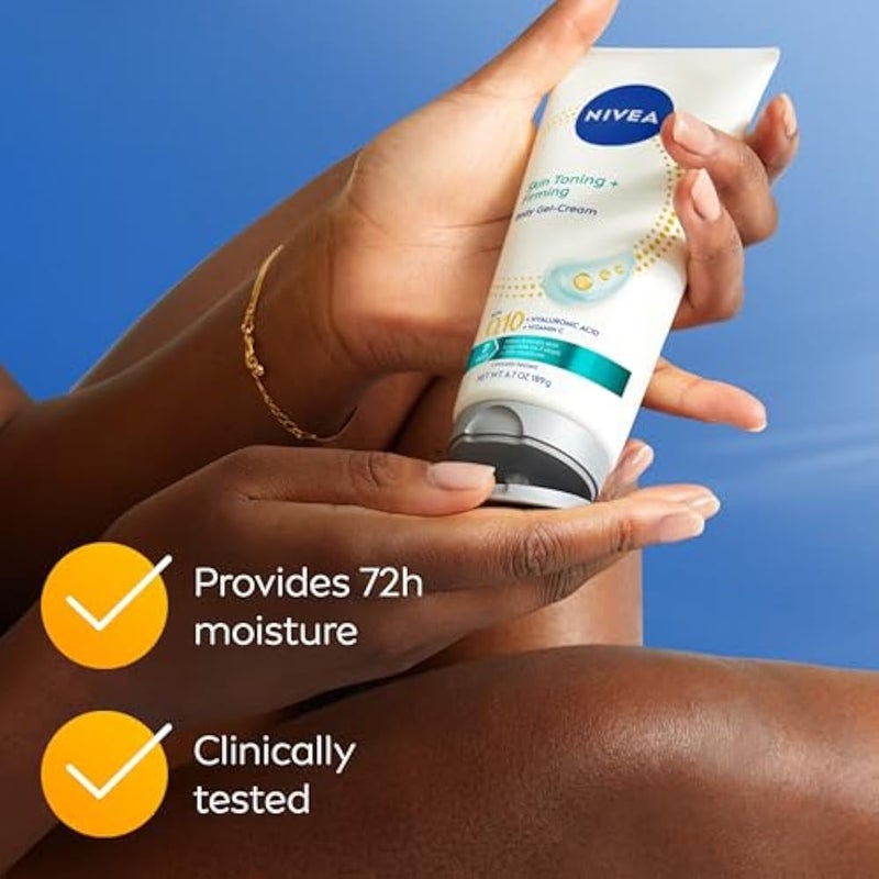 NIVEA Skin Firming and Toning Body Gel-Cream with Q10, 6.7 Oz Tube - Image 5
