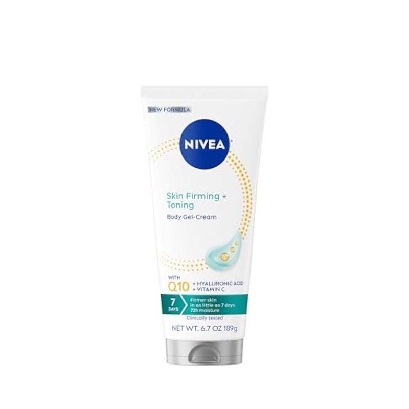 NIVEA Skin Firming and Toning Body Gel-Cream with Q10, 6.7 Oz Tube - Image 1