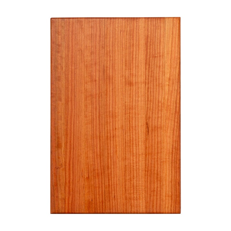 John Boos R-Board Series Rectangular Wooden Cherry Cutting Board 18â€x12â€ â€“ 1.5â€ Thick, 7-lb Reversible Butcher Block with Edge-Grain & Finger Grips â€“ Made in the USA - Image 1