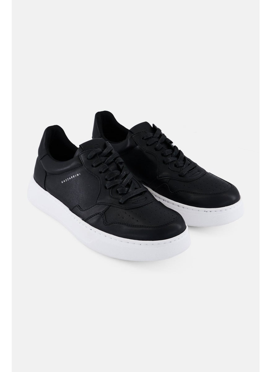 Gazzarrini Men Lace Up Sneakers, Black  - Image 1