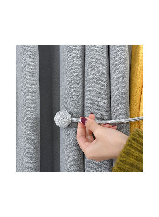 Loquat 2-Piece Strong Magnetic Twist Ties Magnet Cord Winder Set Silver - Image 3