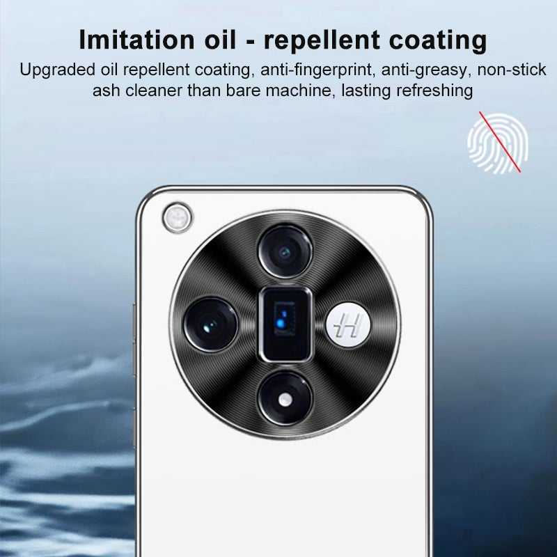 erorex For OPPO K13 / K12s AG Frosted Electroplating Acrylic Phone Case(Black) - Image 5