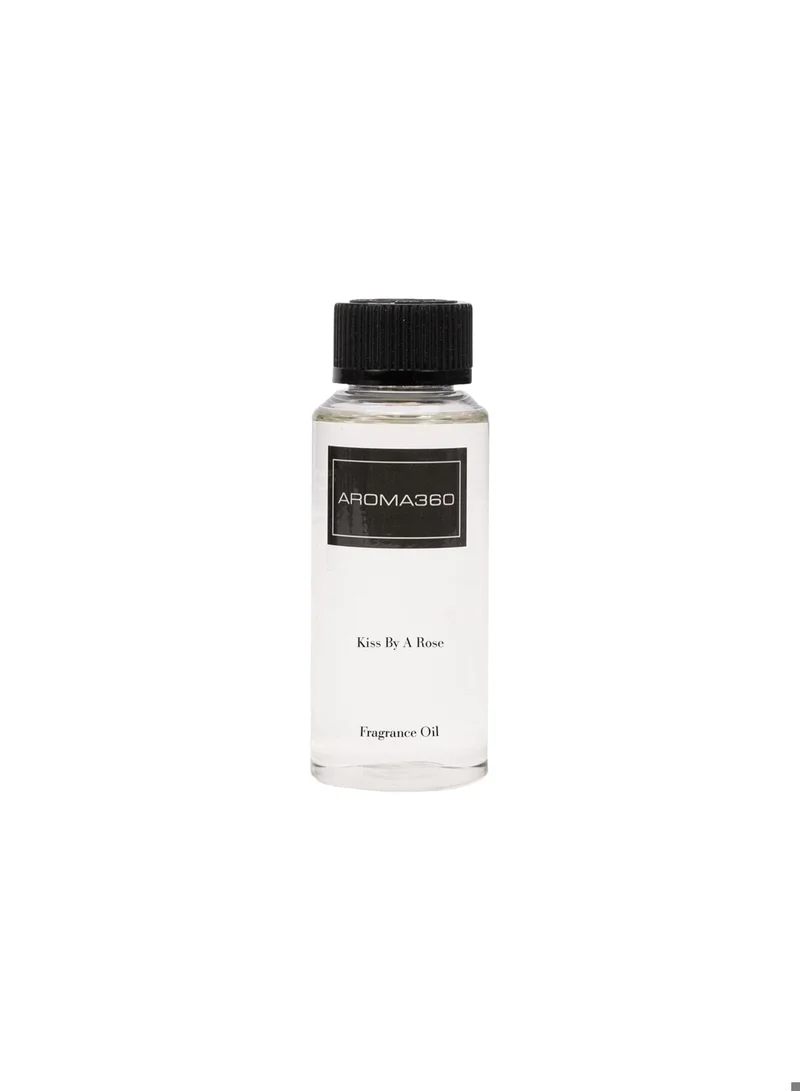 AROMA360 Kiss By a Rose Fragrance Oil Blend - Hotel Inspired for Essential Oil Diffusers - Aromatherapy Scent Diffuser Oil - Rose, Mimosa, and Jasmine - 50 mL