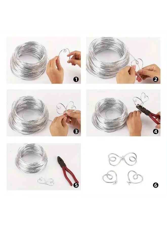 Flexible Stainless Steel Craft Wire 0 45mm Steel Color For DIY Jewelry Making - Image 3