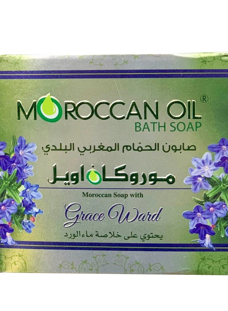 موروكان أويل موروكان اويل صابون حمام مغربي بماء الورد 250 مل  - Image 2