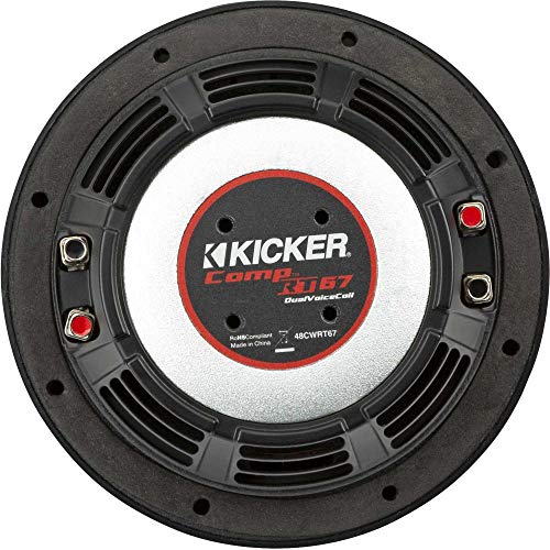 KICKER 48CWRT674 CompRT 6.75" Subwoofer, DVC, 4-ohm - Image 2