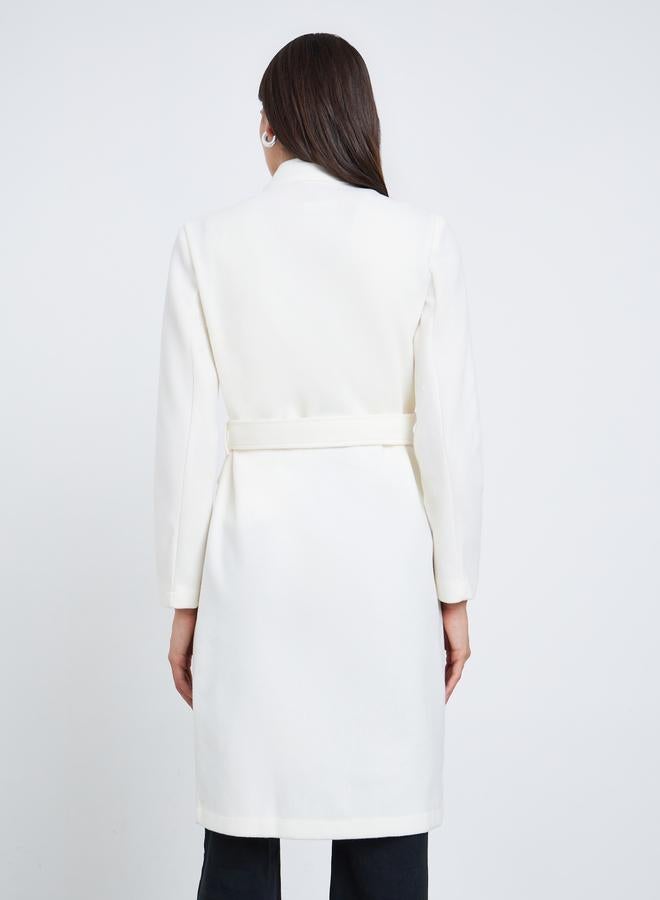 ستايلي معطف بقصة عادية مع صفين أزرار - Image 5