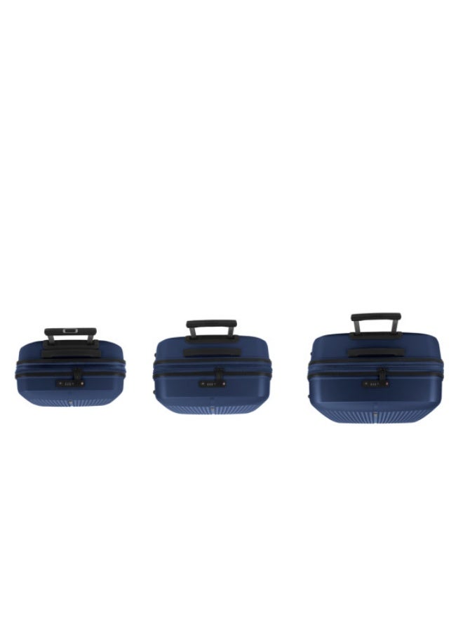 GABOL Brooklyn Hardside Luggage on Wheels for Unisex | Ultra Lightweight ABS with 4 Spinner Wheels | Color Blue - Image 4