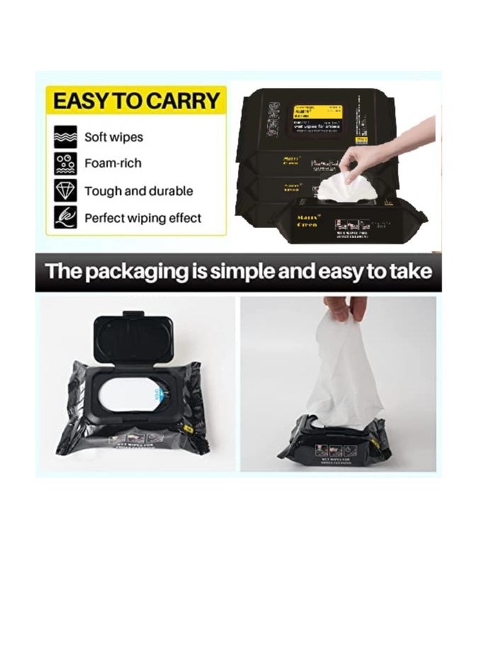 Generic "Disposable Sneaker & Shoe Cleaner Wipes – Portable, Travel-Friendly, Quick Dirt & Stain Remover – Large Natural Shoe Wipes for Most Footwear"  - Image 2