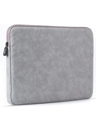 13.3 Inch Laptop Sleeve Compatible with MacBook Air 13 MacBook Pro 13 Leather Laptop Case Water-Resistant Laptop Sleeve Soft Padded Zipper Sleeve Protective Briefcase(Gray) - pzsku/Z8E3FF42E7C586600EB98Z/45/_/1688433108/dea2c9a0-eb28-405a-a3e7-6b5a99c4fa7f