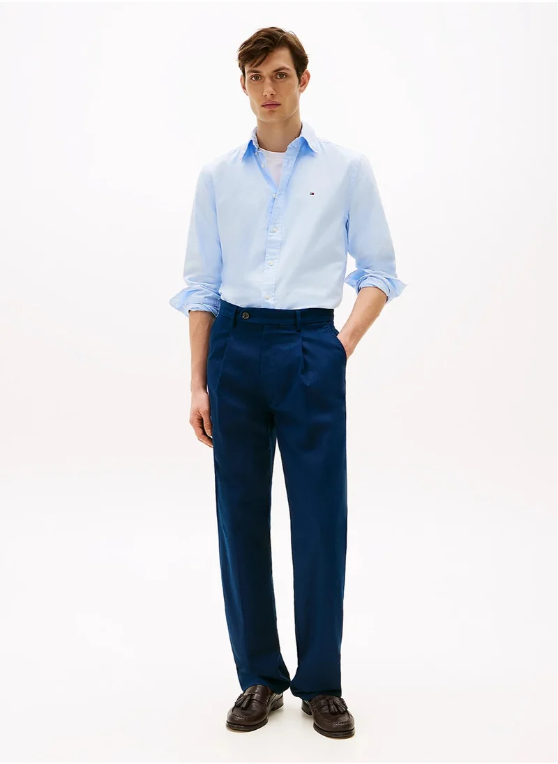 تومي هيلفيغر Essential Regular Fit Poplin Shirt