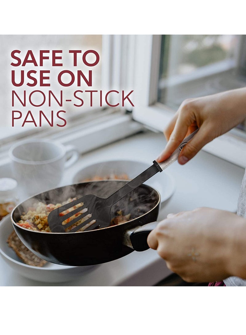 SYOSI طقم أدوات المطبخ 24 أدوات نايلون وفولاذ مقاوم للصدأ طقم أدوات طهي غير لاصق ومقاوم للحرارة أفضل أدوات المطبخ أدوات مفيدة وملحقات الأواني والمقالي وأدوات المطبخ - Image 5