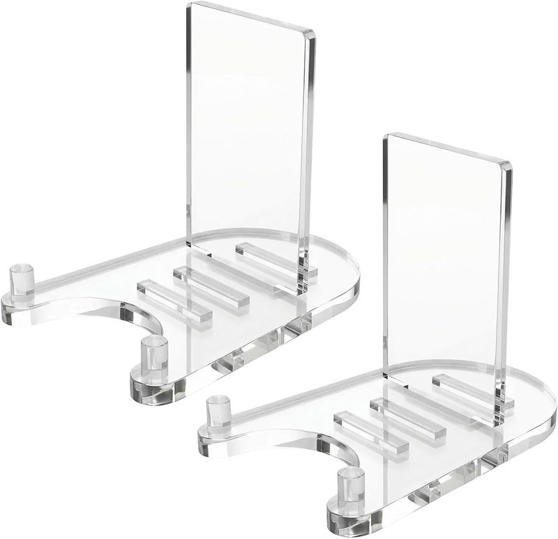 2Pcs Clear Acrylic Easel Display Stand Adjustable Decorative Plate for Holding Book Artwork Album Photo Frame Art Display - Image 4
