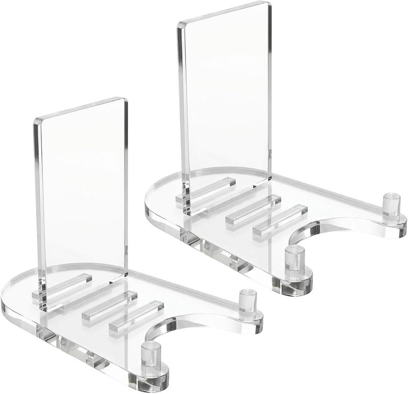 2Pcs Clear Acrylic Easel Display Stand Adjustable Decorative Plate for Holding Book Artwork Album Photo Frame Art Display - Image 3