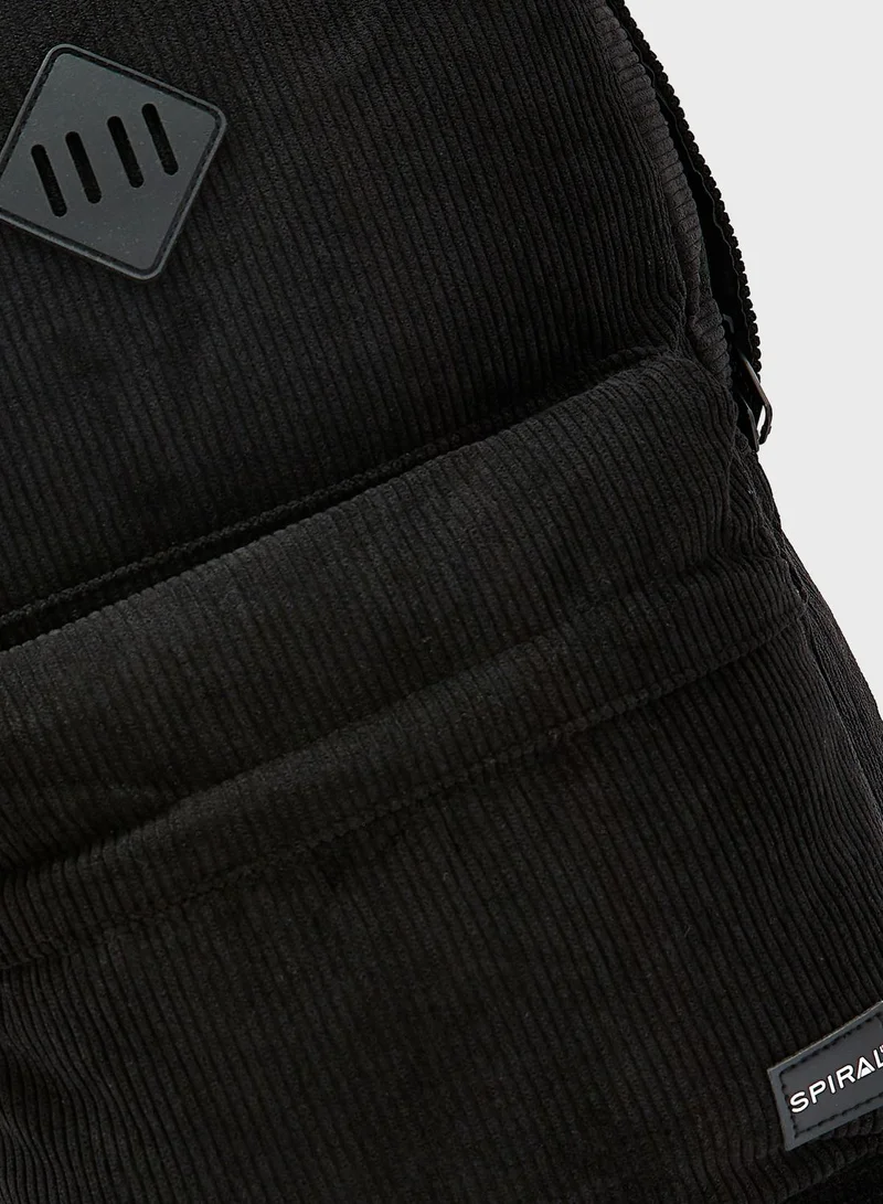 Spiral Front Zippered Backpack