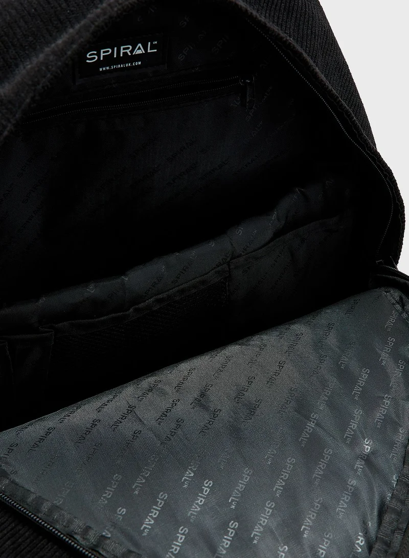 Spiral Front Zippered Backpack