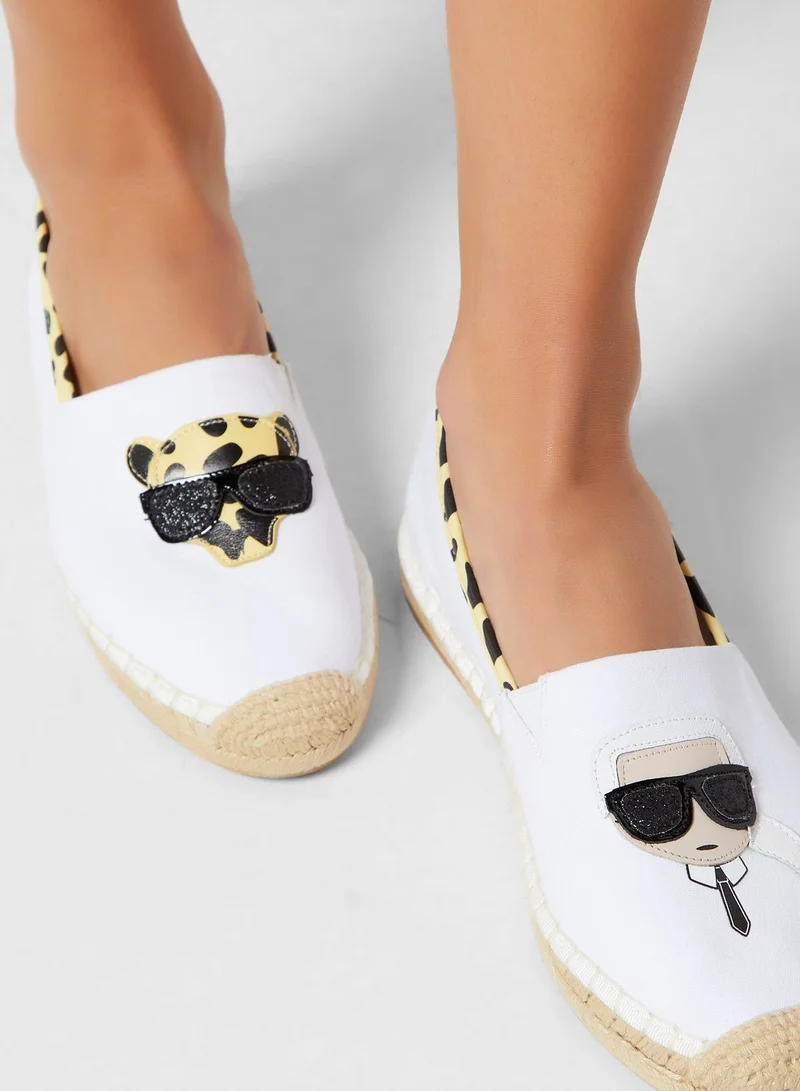 Karl Lagerfeld Kamini Cheetah Espadrilles