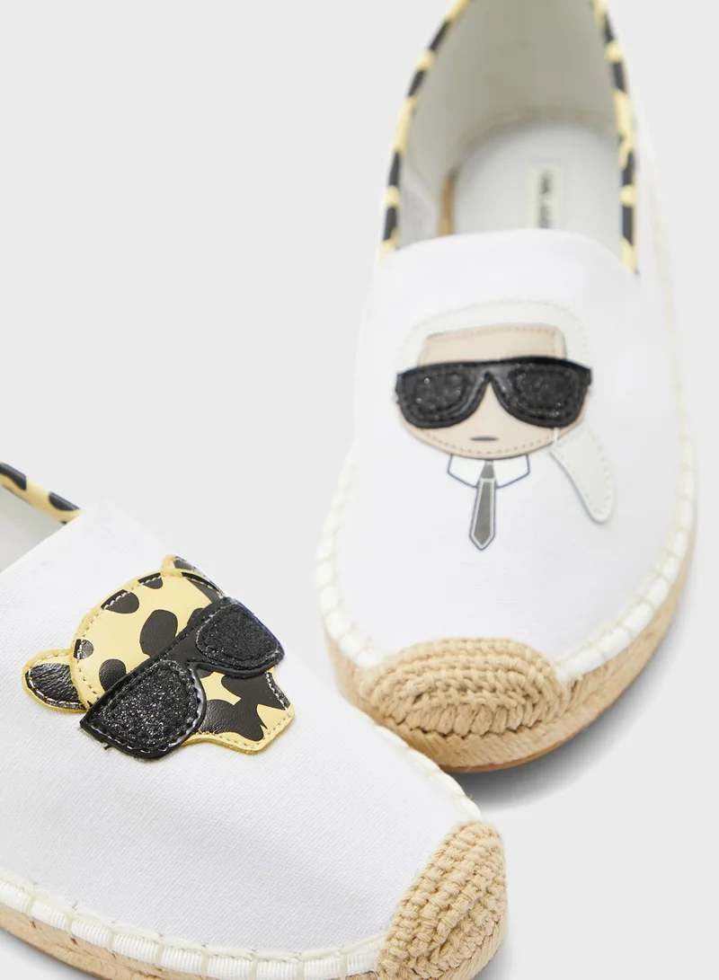 Karl Lagerfeld Kamini Cheetah Espadrilles
