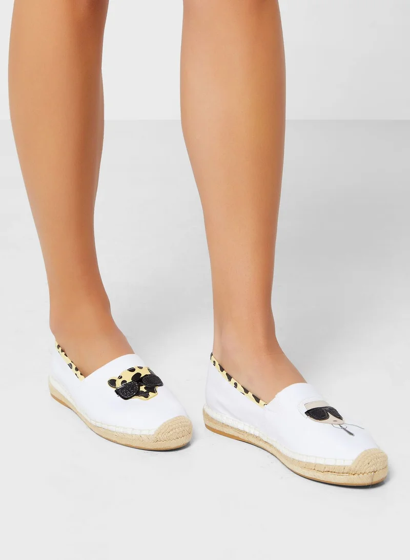 Karl Lagerfeld Kamini Cheetah Espadrilles
