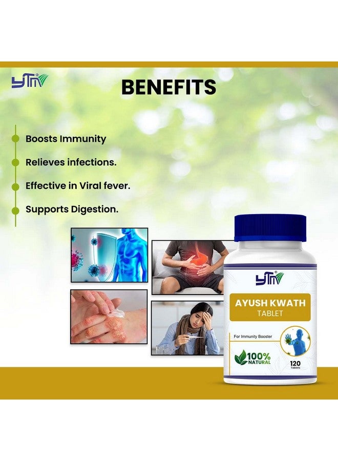 YTM Ayush Kwath Tablets | Herbal Immunity Booster Daily - Image 3