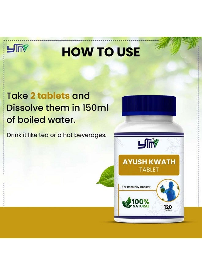YTM Ayush Kwath Tablets | Herbal Immunity Booster Daily - Image 4