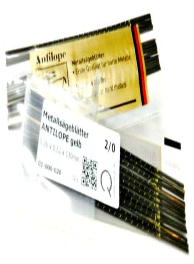 JTS Antilope Jewelers Saw Blades #2/0 Jewelry Making Pack of 144 pcs. Made in German - Image 4