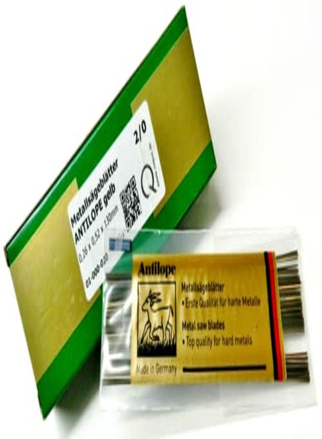 JTS Antilope Jewelers Saw Blades #2/0 Jewelry Making Pack of 144 pcs. Made in German - Image 2