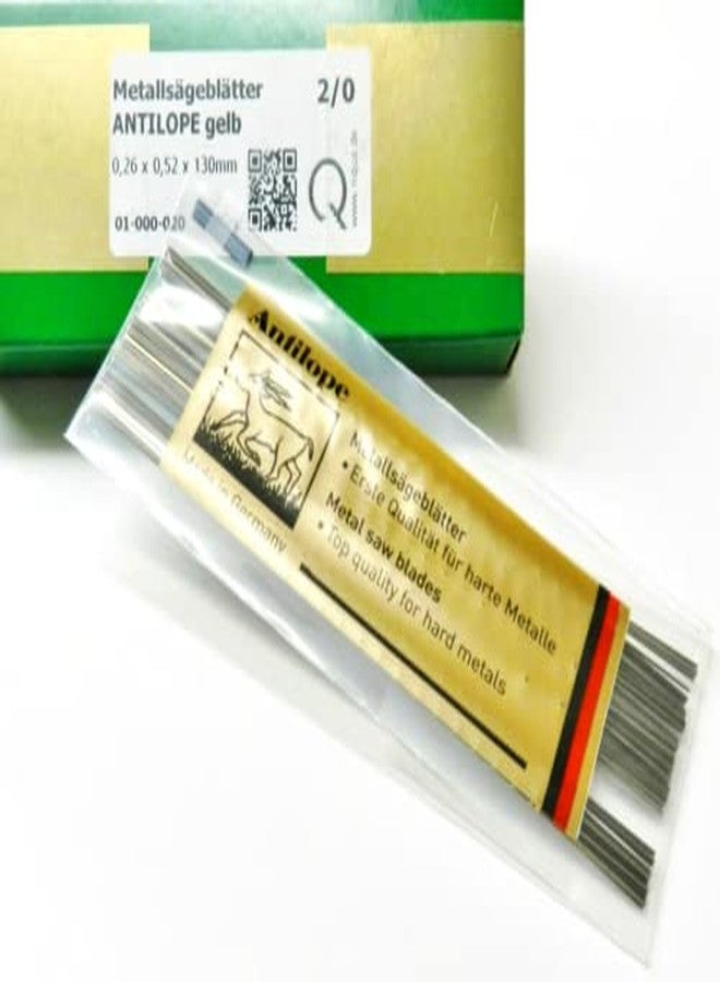 JTS Antilope Jewelers Saw Blades #2/0 Jewelry Making Pack of 144 pcs. Made in German - Image 3