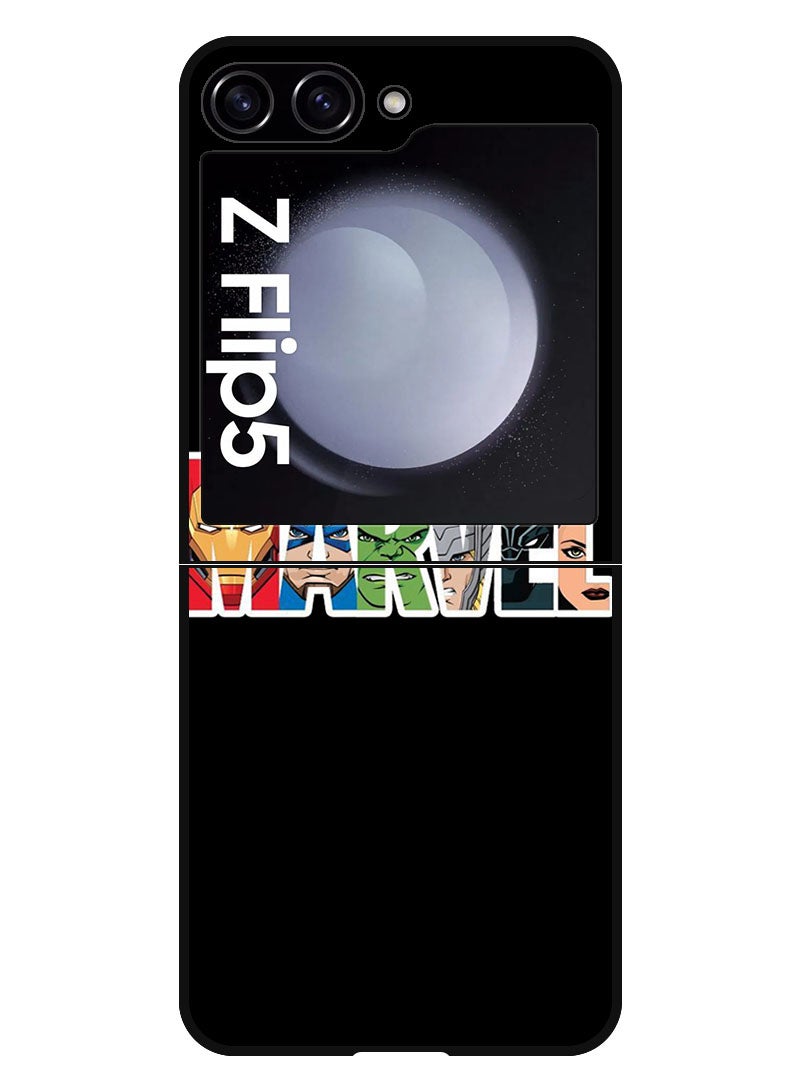 Theodor Protective Case Anti Scratch Shock Proof Bumper Cover For Samsung Galaxy Z Flip 5 Marvel Charecters - Image 1