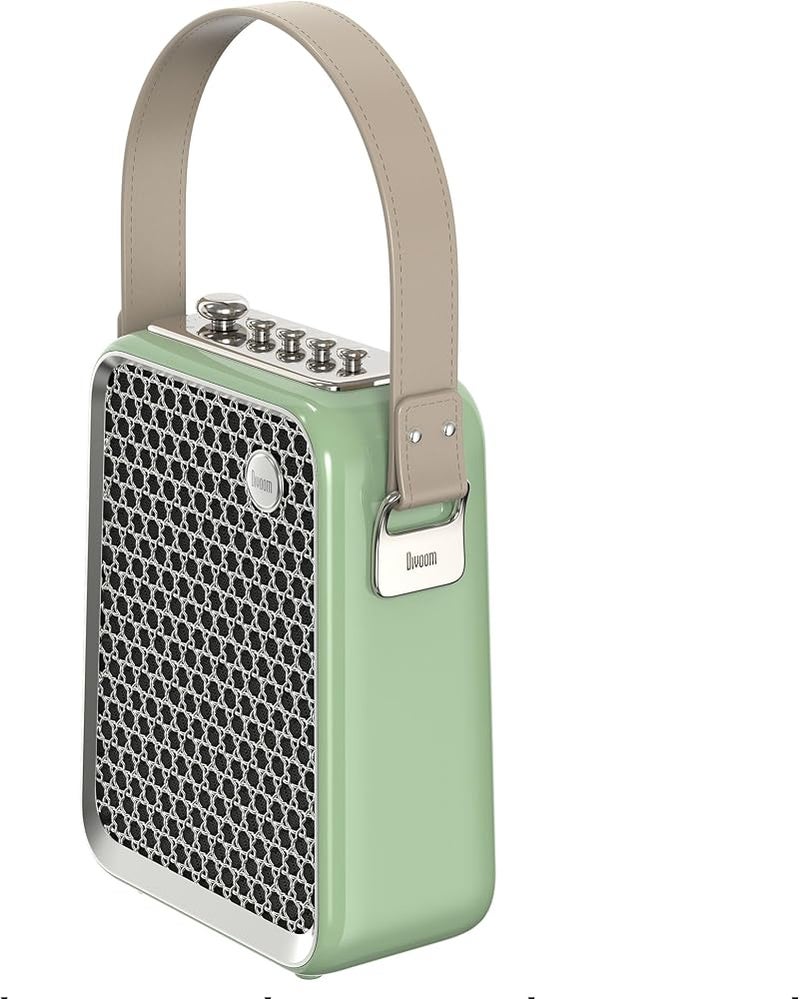 Divoom Songbird Karaoke Bluetooth Speaker - Portable and Fun Audio - Green - Image 2